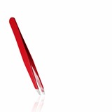Tweezers Classic Red with glitter