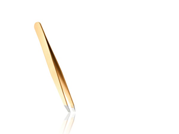 Tweezers Classic Luxury Line – Gold with Diamond