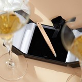 Pinzette Classic Luxury Line – Rotgold mit Rubin