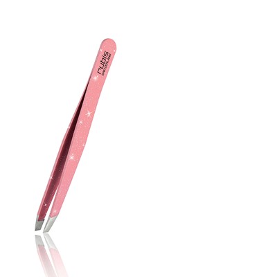 Tweezers Classic Pink with glitter