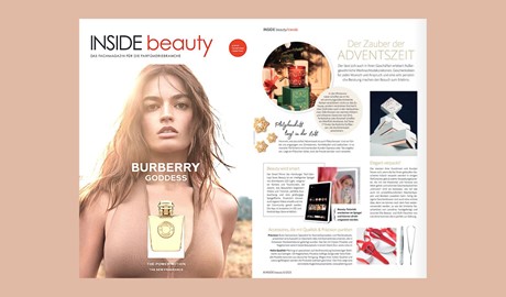 Veröffentlichung unseres Combi-Sets im Parfümerie-Fachmagazin Inside Beauty