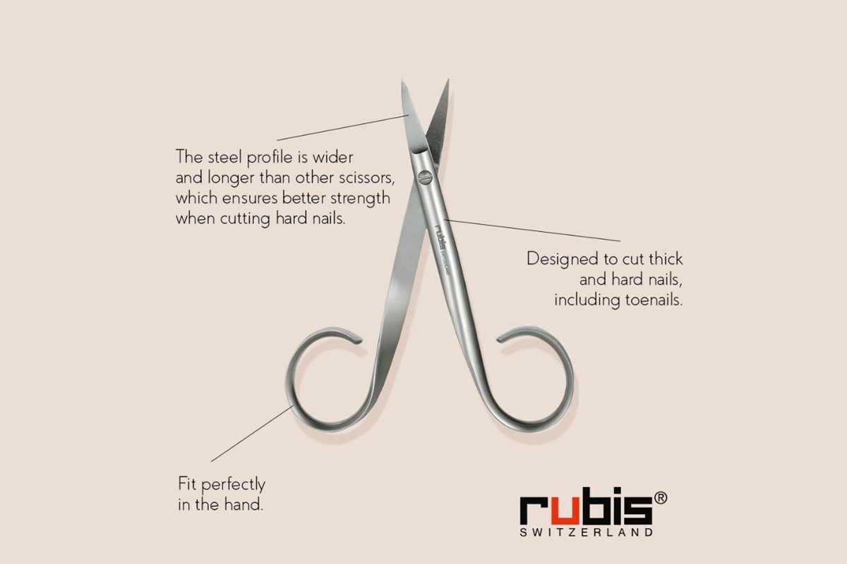 Rubis Sauro scissors: Powerful and precise for perfect toenail care